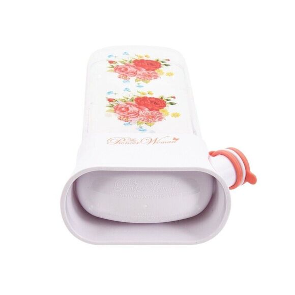 Pioneer Woman Sweet Rose Herb Keeper Water Well Base Clear Floral Plastic NEW - Picture 5 of 5